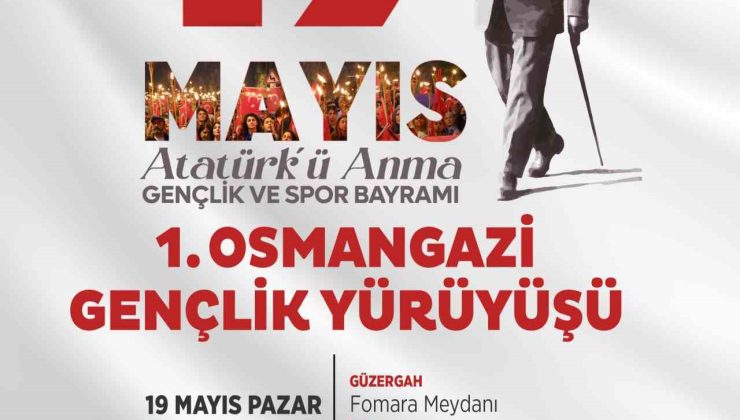 Haluk Levent’in katılımıyla ‘Osmangazi Gençlik Yürüyüşü’