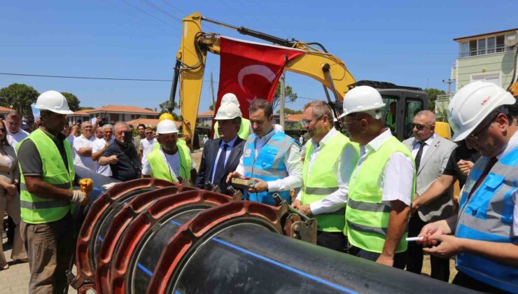 Balıkesir BŞB Başkanı Akın, Ayvalık’ın su sorununu tarihe gömecek ilk adımı attı