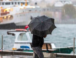 İstanbul’da gök gürültülü sağanak yağış bekleniyor