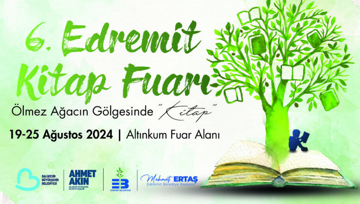 6.EDREMİT KİTAP FUARI BAŞLIYOR.